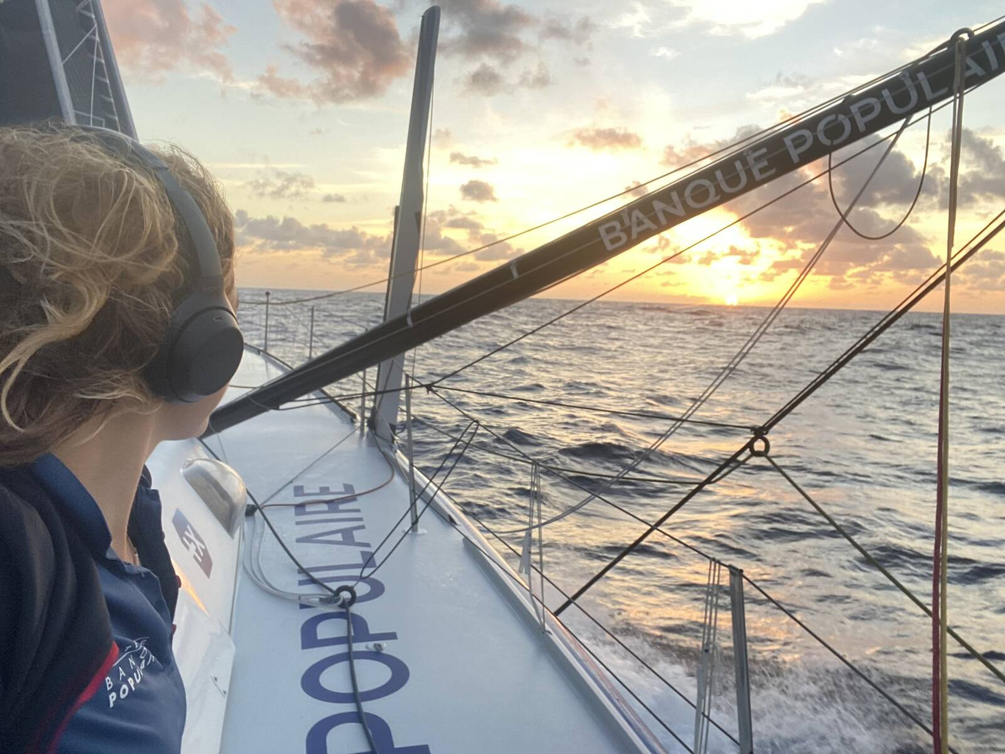 Clarisse Crémer Vendée Globe 14/11/2020 Voile Banque Populaire